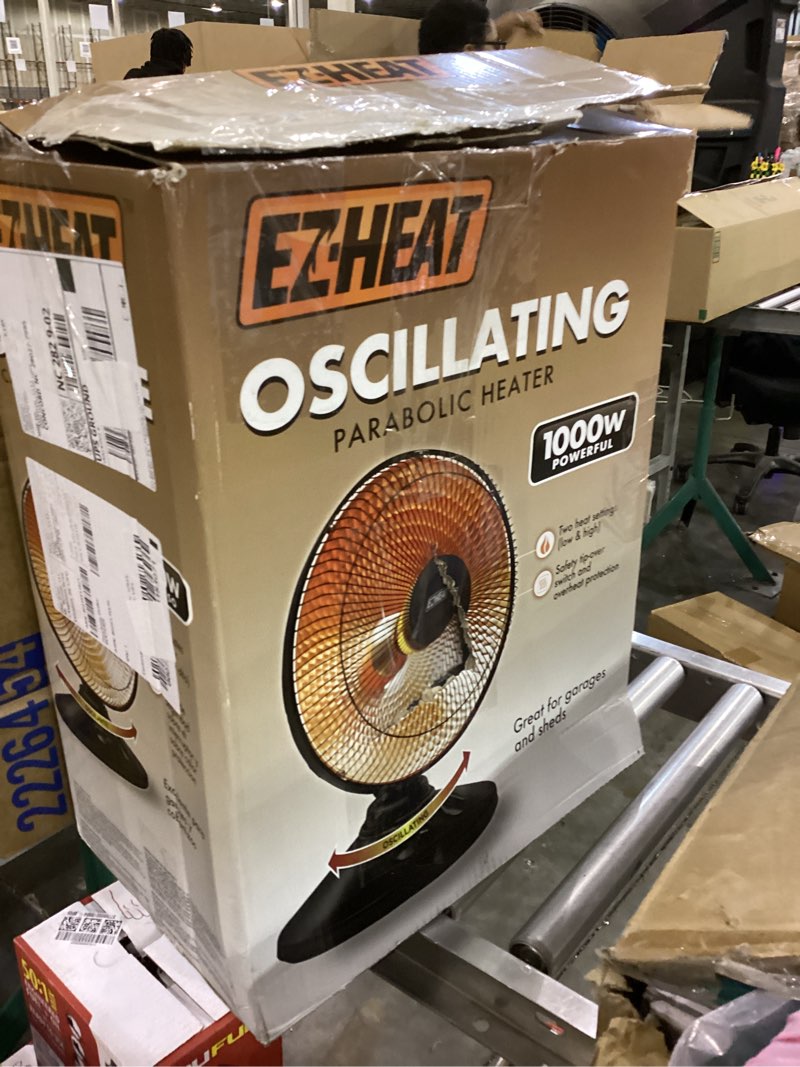 Condition photo showing As Is for Oscillating parabolic heater