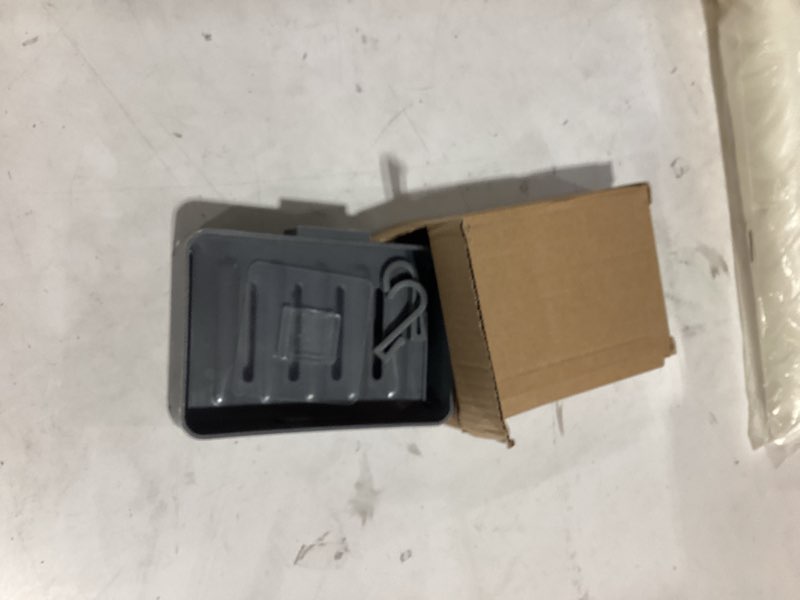 Condition photo showing Good Condition for soap holder shower wall plastics soap dish tray with bottom tray and 2 holders for bathroom, kitchen sink (grey)