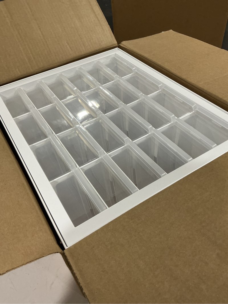 Condition photo showing Good Condition for iris usa 24-drawer plastic storage organizer, made in usa, teacher toolbox, multi drawer cabinet for beads balloons building bricks crafts stickers small business scrapbook art garage tools, white white 24 drawer