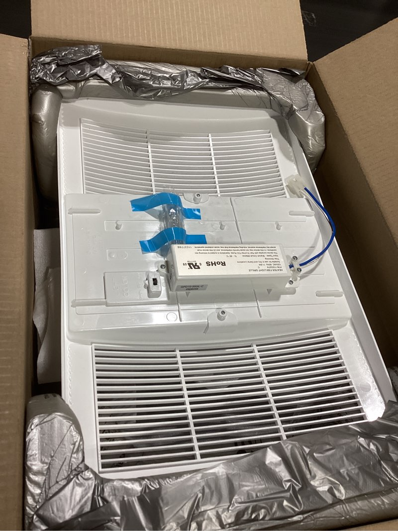Condition photo showing Good Condition for Broan-NuTone BHFLED110 PowerHeat Bathroom Exhaust Fan, Heater, and LED Light Combination, 110 CFM 110 CFM LED Light Fan and Heater