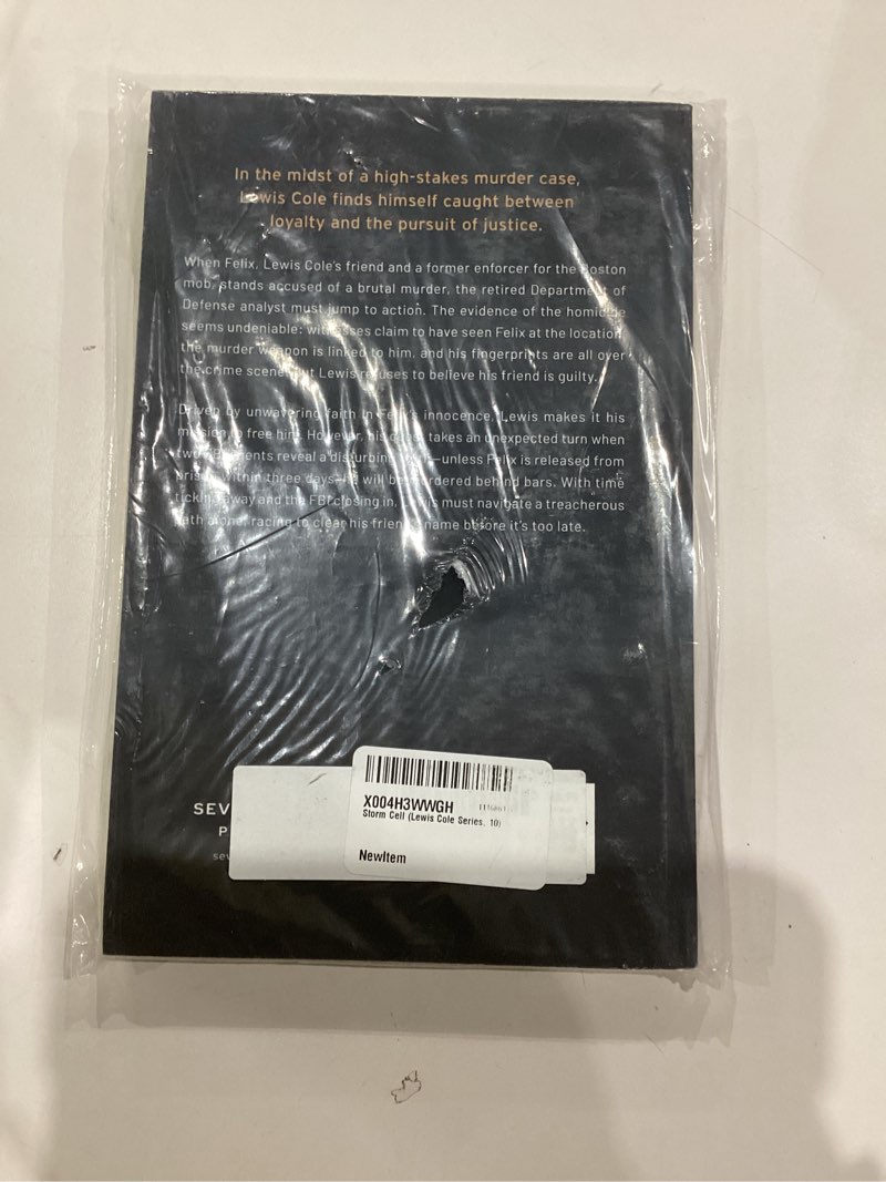 Condition photo showing As Is for Storm Cell (Lewis Cole Series, 10)