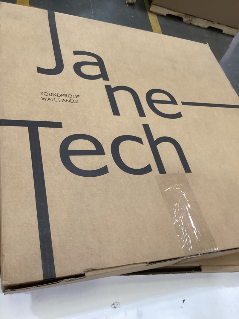 Condition photo showing New/Like New for janetech 3-pack acoustic wall panels sound absorbing panels, 48" x 24" x 0.4" decorative acoustic panels, sound absorbing wall panels with nano glue for recording and home studio, office,conference 48" x 24" nocturnal stone