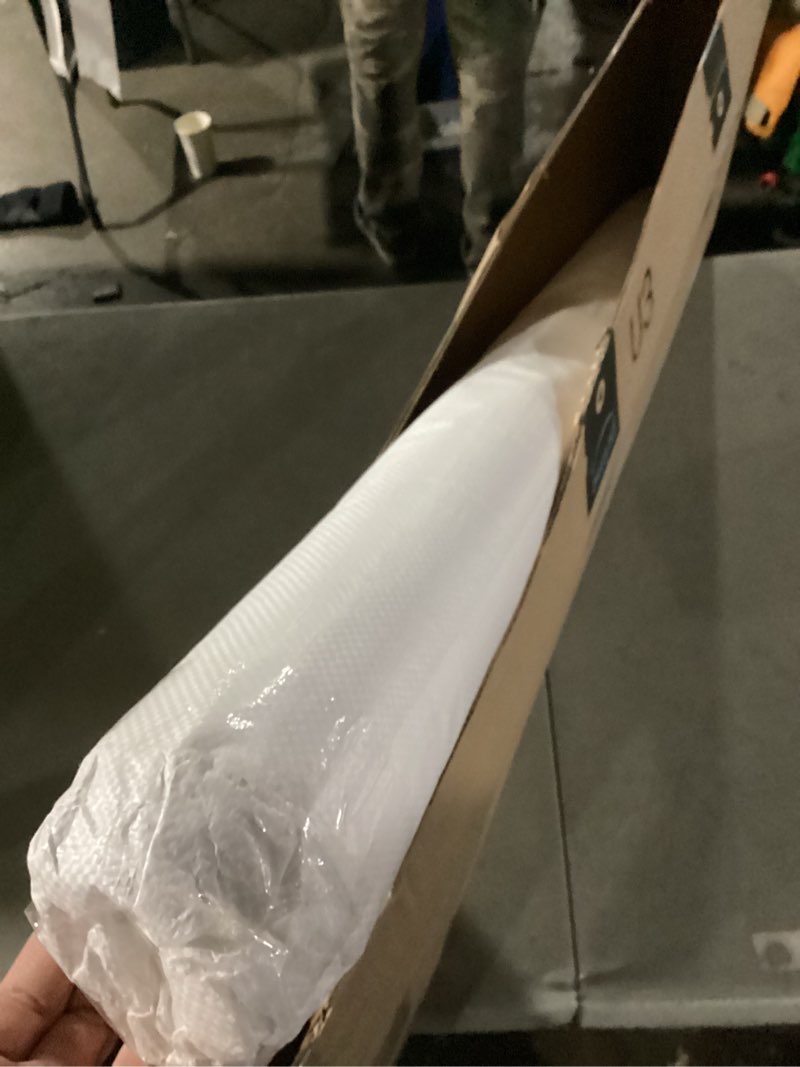 Condition photo showing New/Like New for NECAUX Custom Multisize 1.5mm Thick Clear PVC Table Cover Protector - 36 x 96 Inch Kitchen Wood Grain Vinyl Transparent Table Cover for 8 Foot Plastic Protective Dining Room Table Pad 36" x 96" Clear 1.5mm