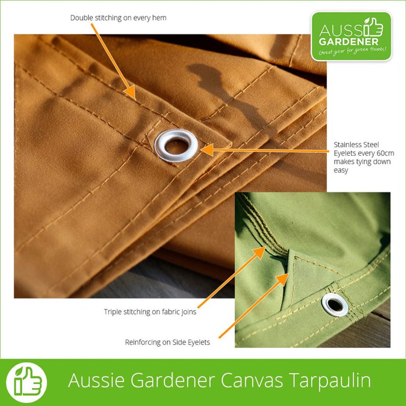 (Similar)Aussie Gardener Canvas Waterproof Tarps