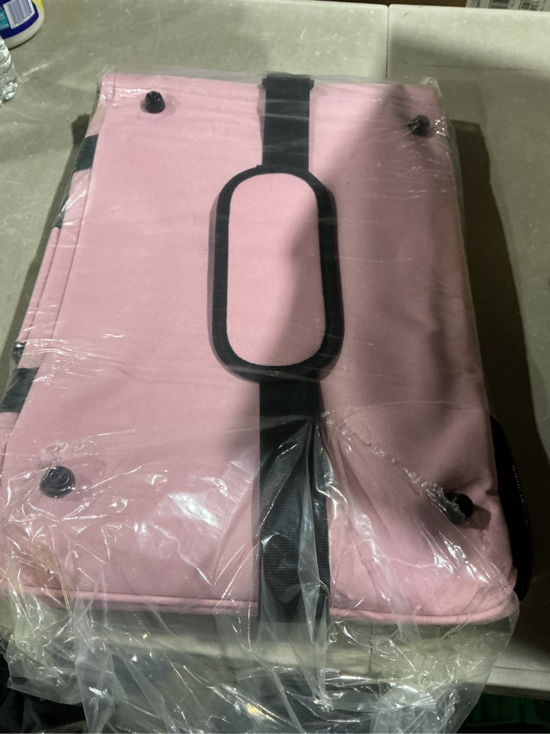 Condition photo showing Good Condition for henkelion large cat carriers dog carrier pet carrier for large cats dogs puppies up to 25lbs, big dog carrier soft sided, collapsible travel puppy carrier - large - pink 20.0"l x 13.0"w x 13.0"h pink