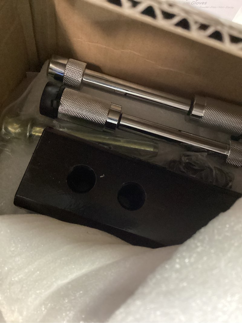 Condition photo showing Good Condition for adjustable trailer hitch, 2.5 inch receiver hitch, 6 inch drop hitch ball mount, 20,000 lbs gtw, 2" & 2-5/16" ball hitch, tow hitch for heavy duty truck with double lock pin (for 2.5 inch receiver)