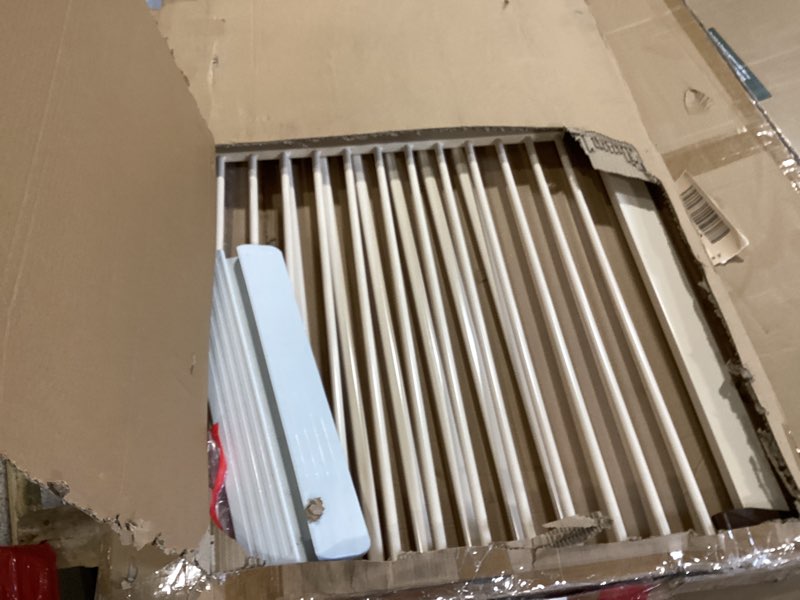 Condition photo showing Good Condition for lumizone extra tall cat gate 61.02" high pressure mounted extra wide 42.52"-46.64" (17sizes) 1.37" gap no drilling auto-close tall pet gate for dogs (cream, 42.52"-46.64"/108-118cm) cream 42.52"-46.64"/108-118cm