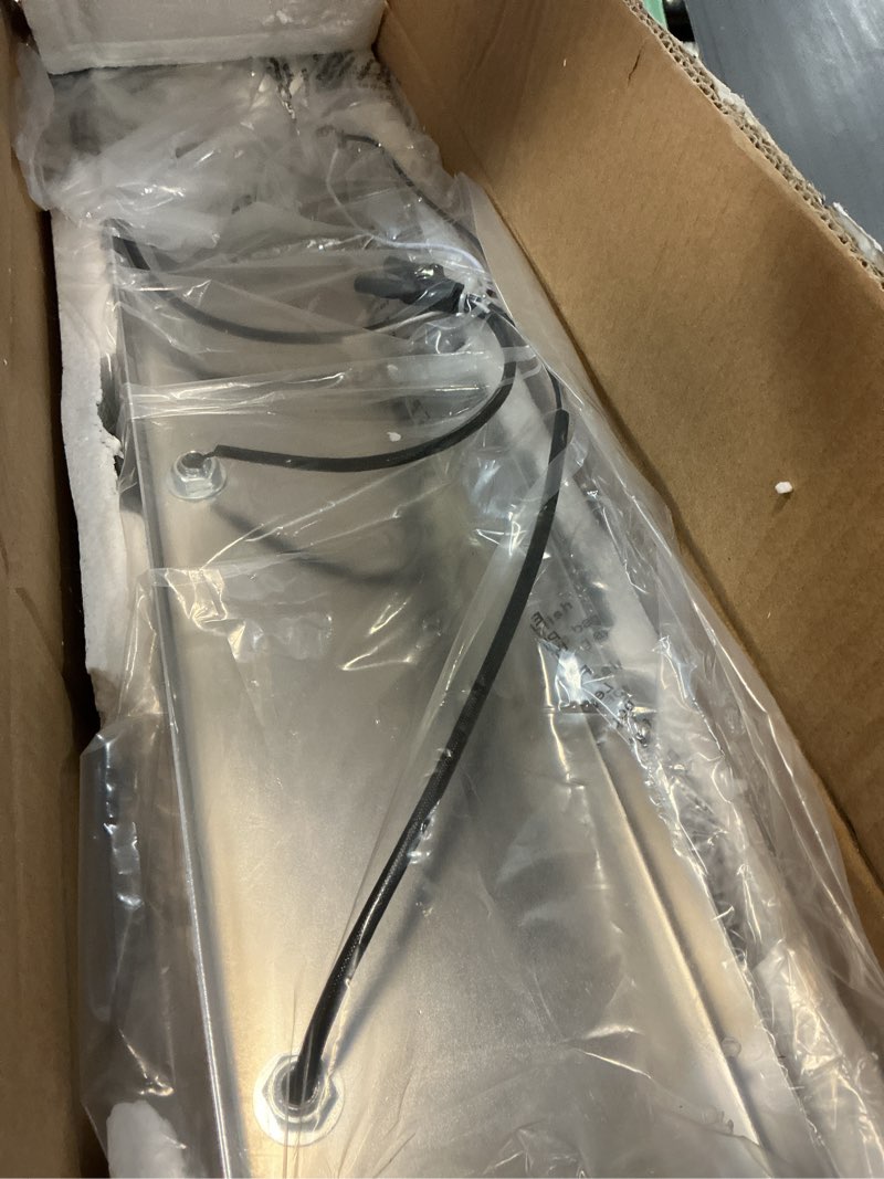 Condition photo showing As Is for ralbay 3 lights crystal bathroom vanity light modern led chrome vanity light fixtures for bathroom over mirror chrome 20 inch