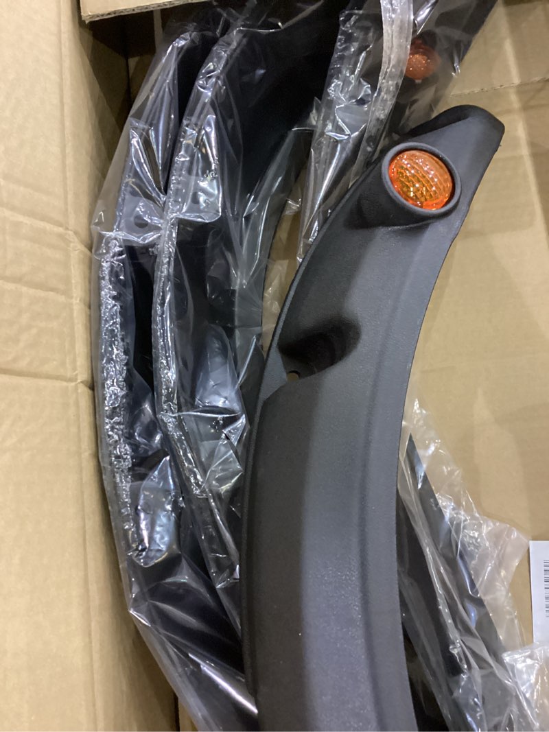 Condition photo showing New/Like New for 10L0L Front Rear Fender Flares for Club Car Precedent Golf Cart, with Stainless Steel Screws, Set of 4(Need to drill holes; Not Fit Modified Models)