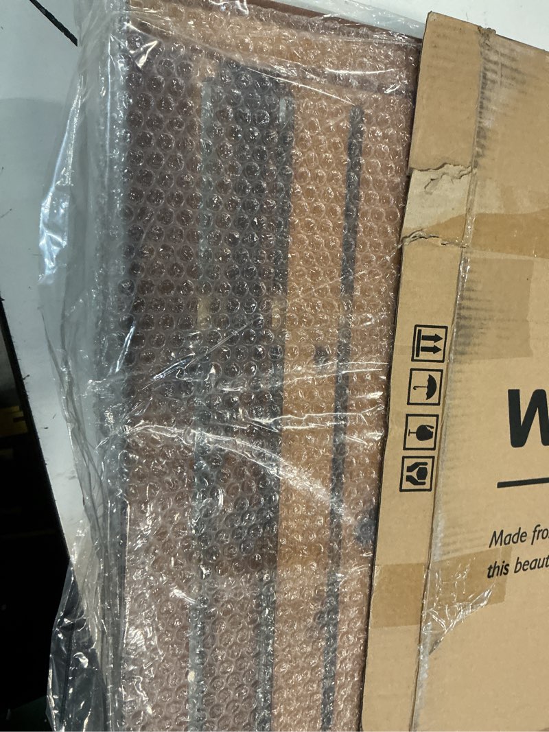 Condition photo showing New/Like New for Acacia Wood Shower Mat 21x21 Inches by Demigo, Luxury Bath Mat Non Slip for Bathroom Bathtub Shower Spa Garden Home, Wooden Floor Mat Square Large for Outdoor and Indoor Brown 21" x 21" (Square)