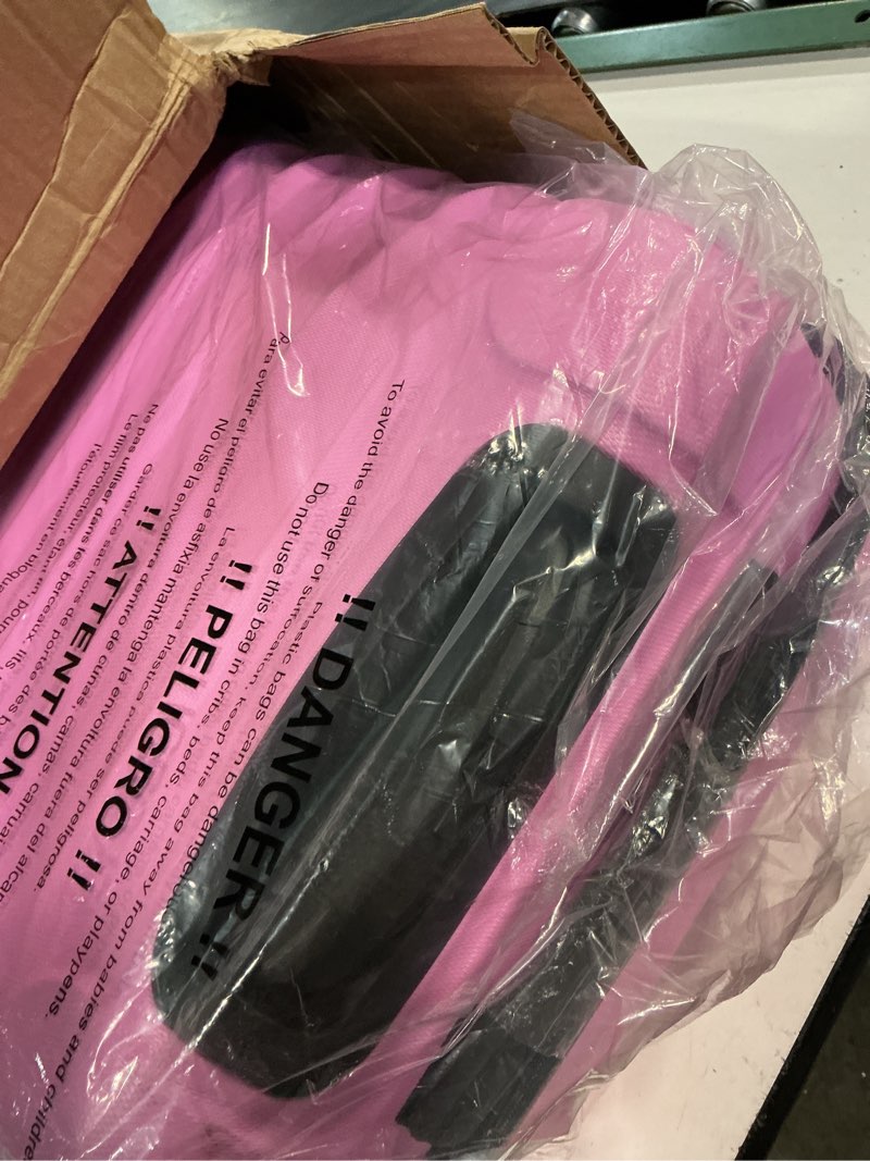 Condition photo showing Good Condition for inusa endurance luggage with spinner wheels | durable lightweight hardshell suitcase, spacious travel bag with handle and trolley | 20-inch carry on small luggage | pink pink 20-inch