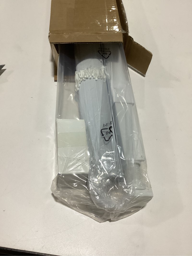 Condition photo showing Good Condition for UNISHADES No Drill Blinds for Windows 1" Aluminum Cordless Mini Blinds L-Shaped Slat 100% Privacy, for Window Size 30.5" W × 48" H - White White 30.5" W × 48" H