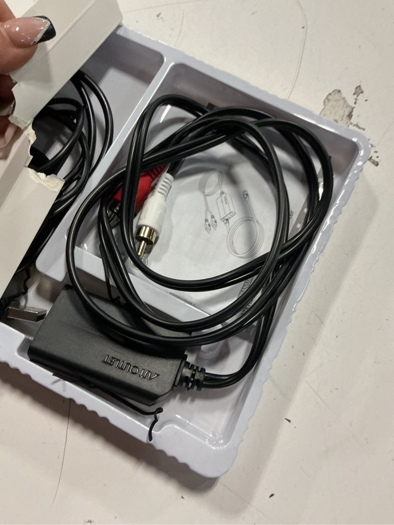 Condition photo showing Good Condition for AUTOUTLET 192kHz DAC Digital to Analog Audio Converter 7ft/2.1m Digital Audio Optical to RCA Male Cable for HDTV, DVD, Blu-Ray Players and Game Consoles