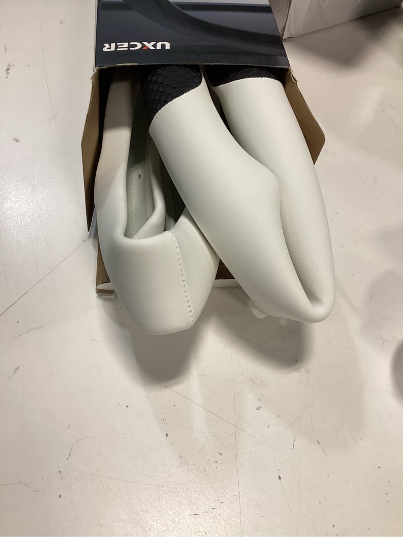 Condition photo showing Good Condition for Nappa Leather Steering Wheel Cover for Tesla Model 3/Y 2016-2025 2026 Juniper/Highland, Non-Slip Breathable Tesla Model 3/Y Steering Wheel Protector, White