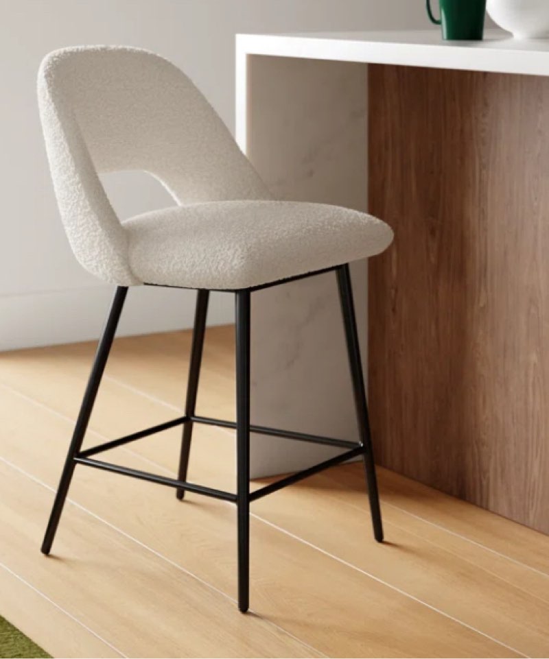 Valdez Boucle Bar & Counter Stool (Set of 2)
