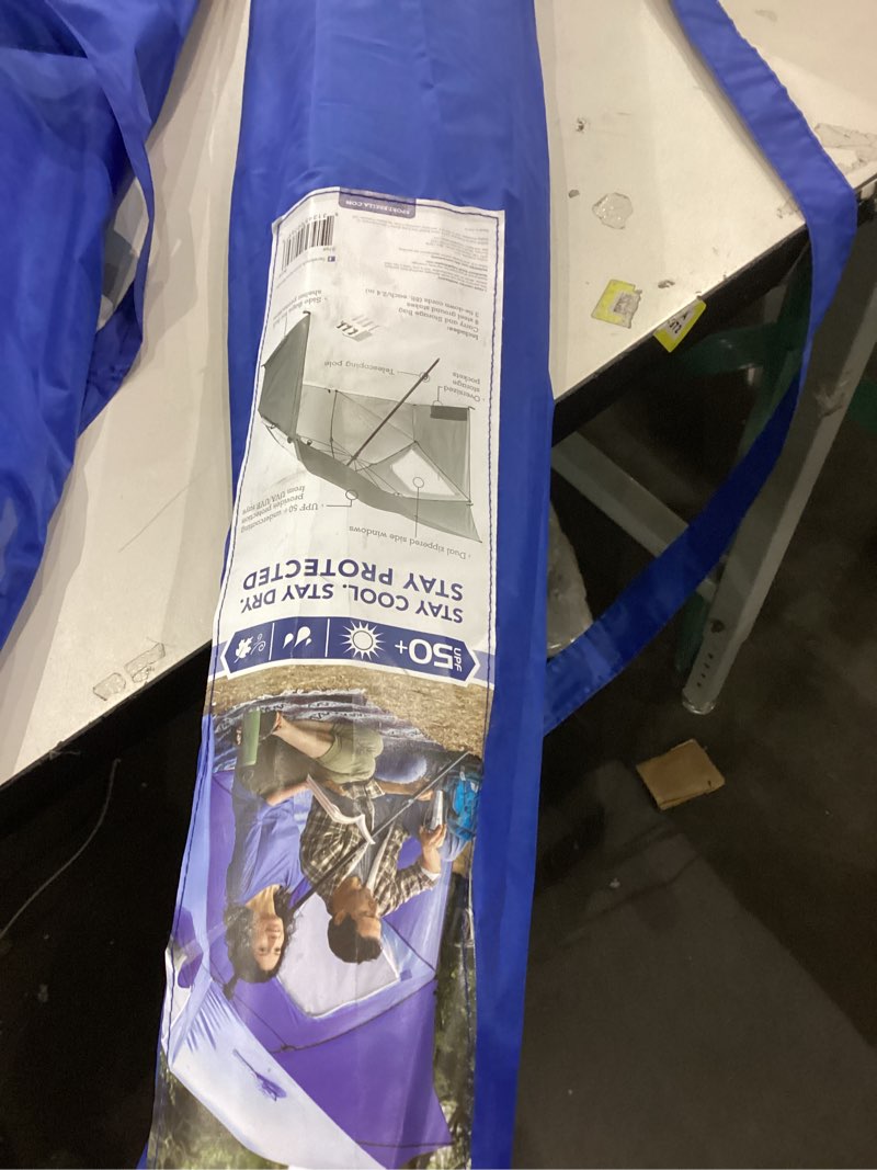 Condition photo showing New/Like New for Sport-Brella Super-Brella SPF 50+ Sun and Rain Canopy Umbrella for Camping 1 Blue