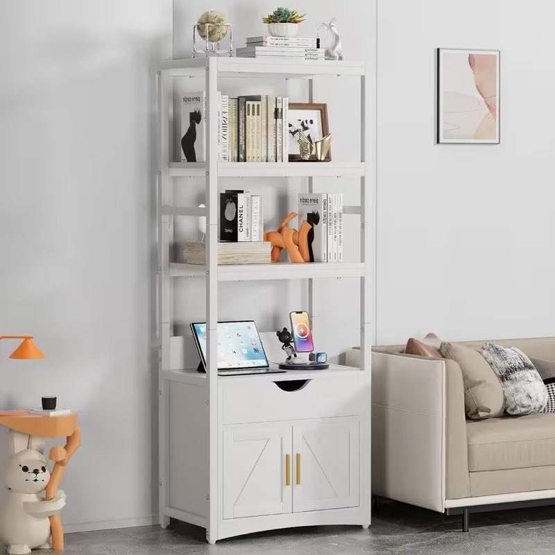 vecelo kitchen pantry cabinet white size 2 mdf 23.62 in. buffet .