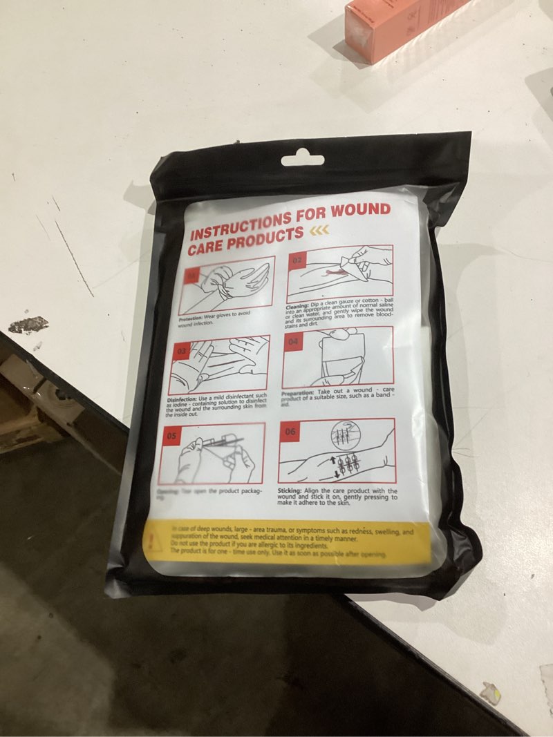 Condition photo showing New/Like New for Wound Closure Kit – First Aid Laceration Closure Strips – 6 Zip Stitch Devices,Waterproof Dressing,Adhesive Wound Closure Bandages Without Suture for Emergency,Home,Travel,Hiking Use