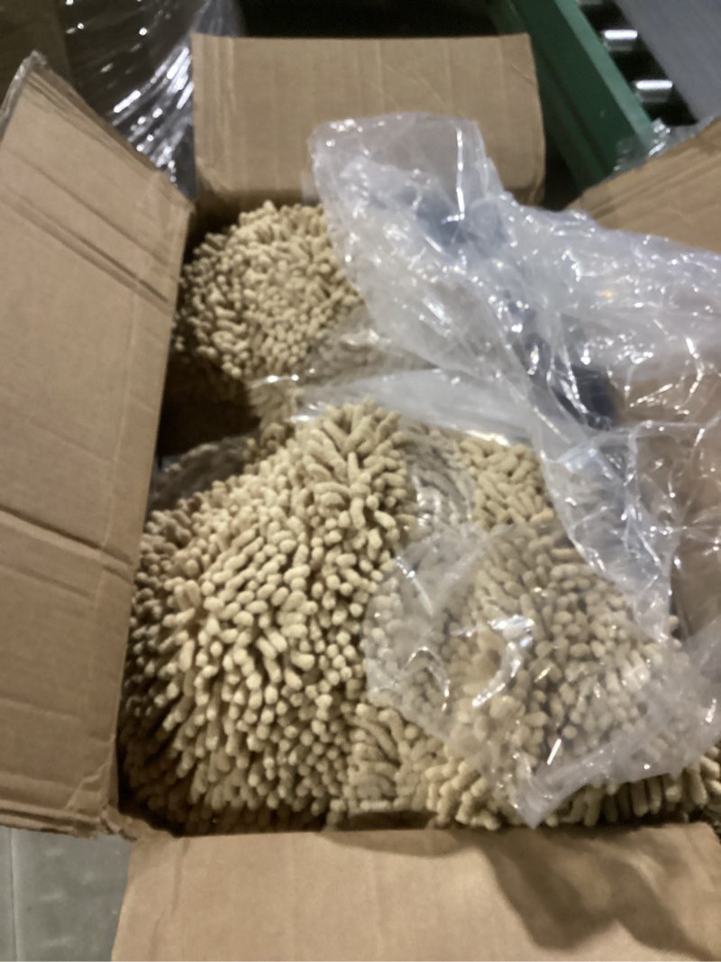 Condition photo showing Good Condition for muddy mat® cloud k-9 bed for dogs & cats, soft & relaxing donut dog bed, chenille material, removable cover, washable & dryer safe–beige large(40'x40') large (40''x40'') beige