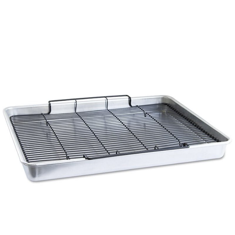 Nordic Ware Extra Large Oven Crisping Baking Tray, with Rack, Silver (missing rack)