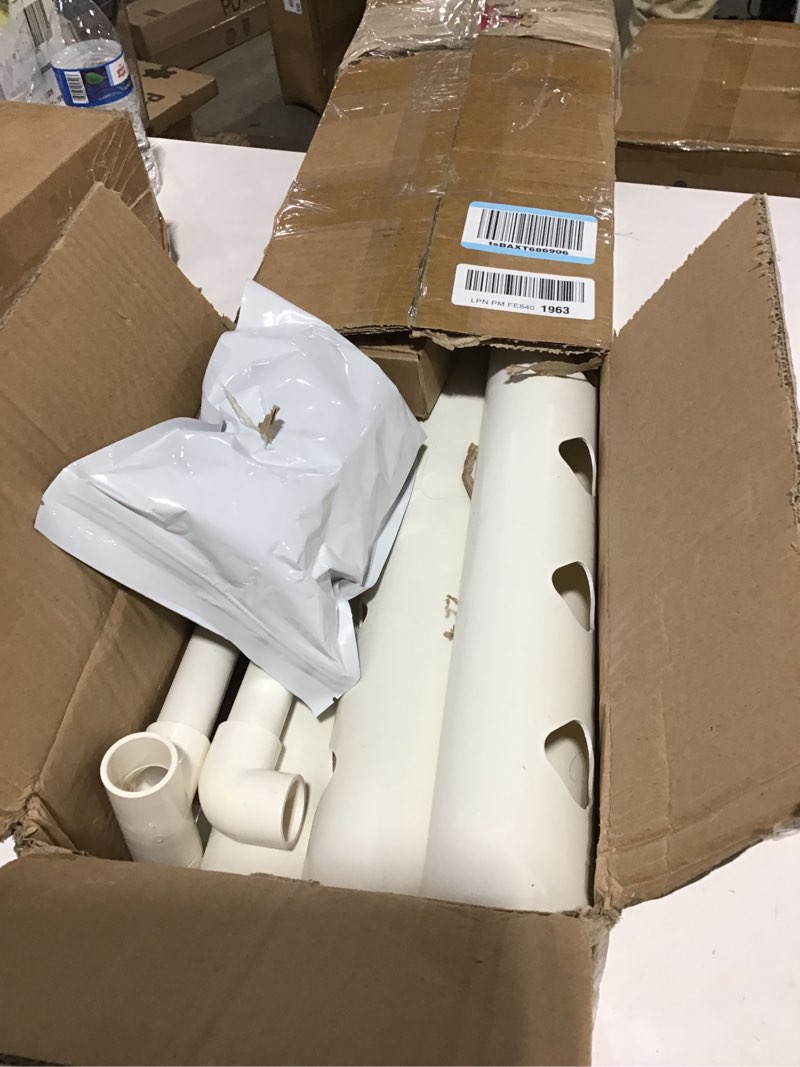 Condition photo showing Good Condition for VIVOSUN Wall-Mounted Hydroponic Grow Kit, 1 Layers 36 Plant Sites 4 Food-Grade PVC-U Pipes Hydroponics Planting System with Water Pump, Pump Timer, Nest Basket and Sponge for Leafy Vegetables 36(Wall mounted)