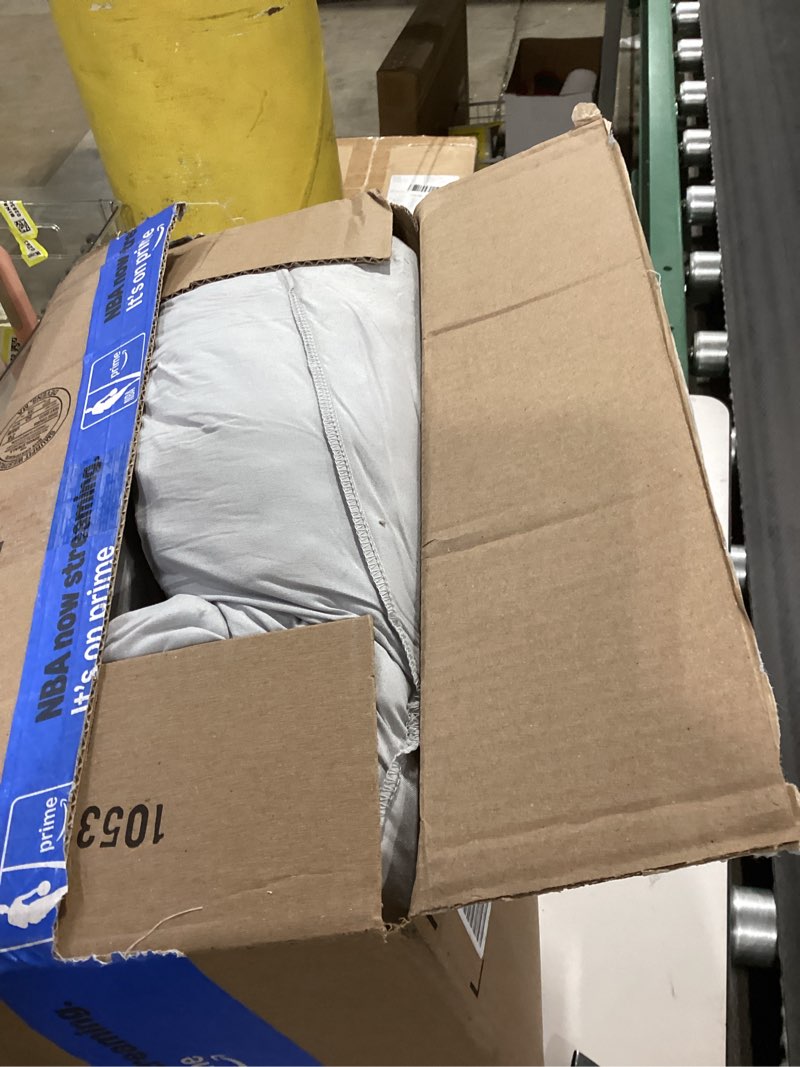 Condition photo showing Good Condition for outdoor bench cushion waterproof 45"x18" – fade-resistant patio furniture cushion with ties for porch swing, loveseat, or indoor bench replacement, dark grey 45'' x 18'' dark grey