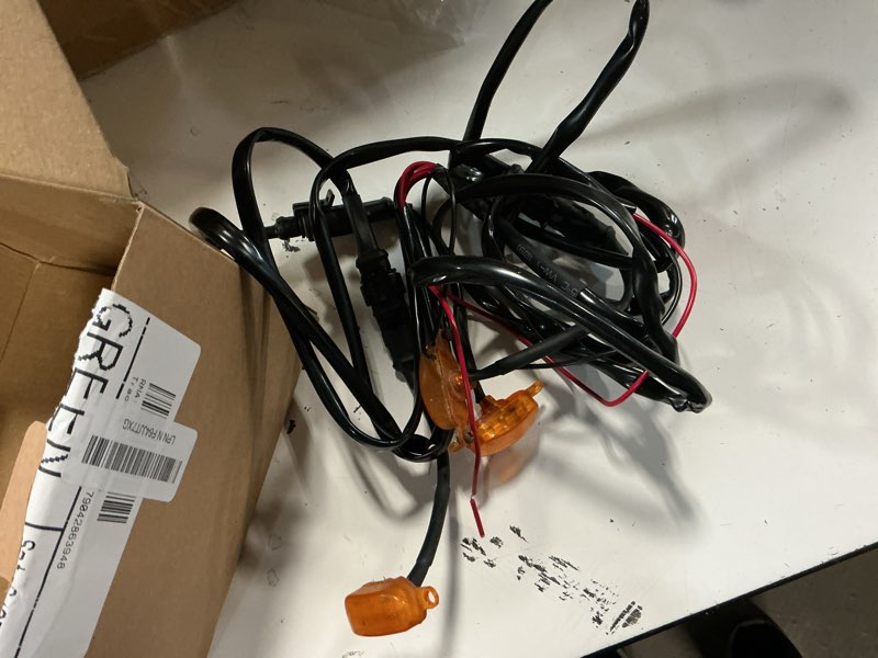 Condition photo showing As Is for amber led lights 3pcs front grille lamps car accessories compatible with the following models:toyota tacoma 2016-2020 2005-2011 style aftermarket grill
