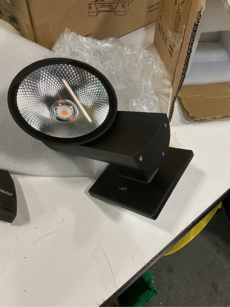 Condition photo showing New/Like New for dusk to dawn outdoor lighting, 350-degree rotating lamp head,porch sconces ip65 waterproof,10%-100% dimmable, 3000k, balconies, courtyards, and porch 1 pack-dusk to dawn