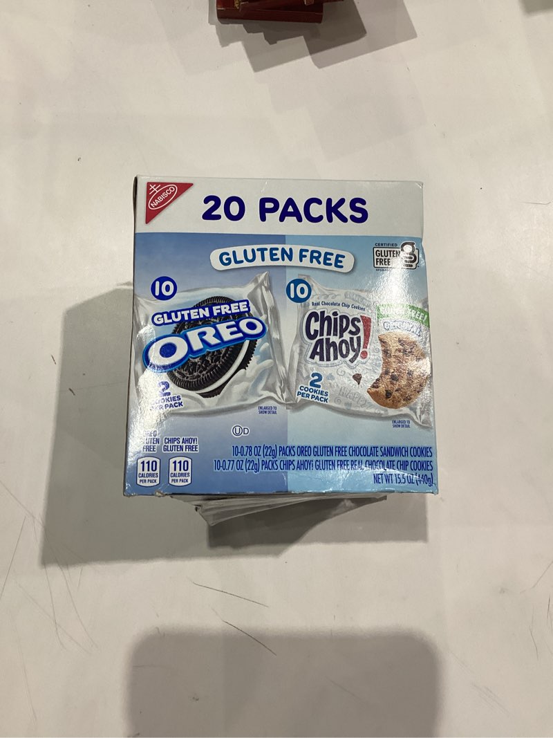Condition photo showing New/Like New for Oreo, Chips Ahoy! Cookies Snack Pack - 18oz/20ct