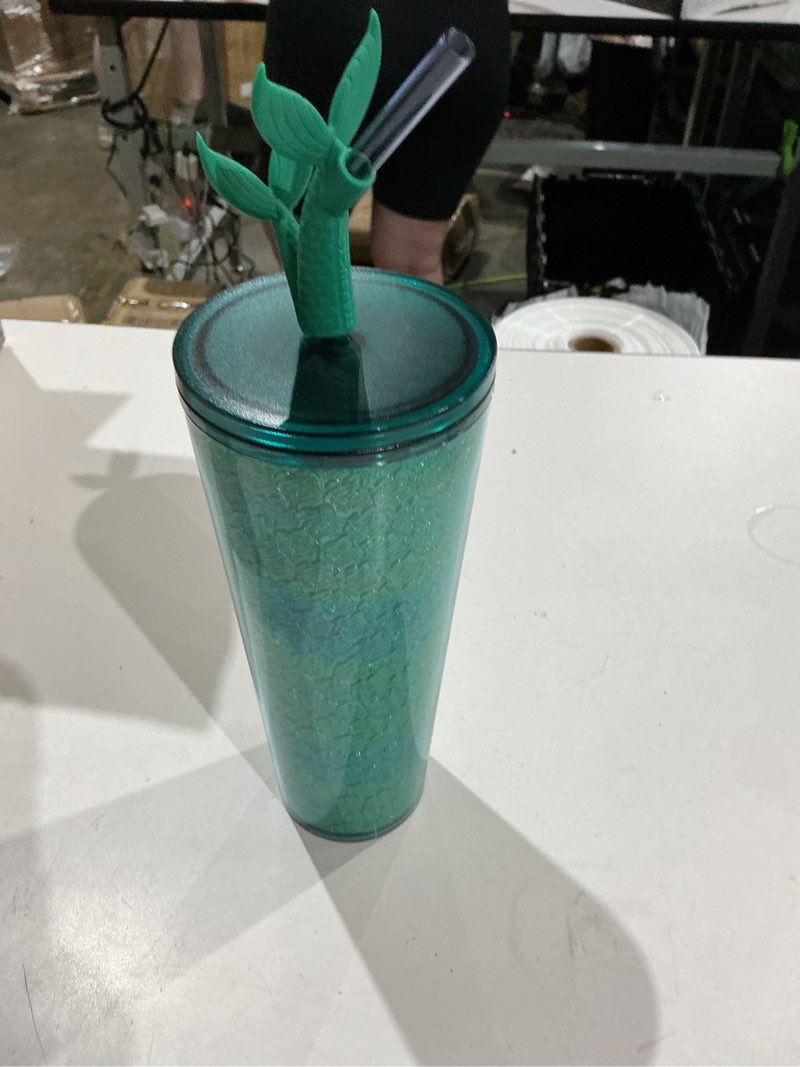 Condition photo showing Good Condition for 2025 starbucks siren mermaid iridescent teal cold cup
