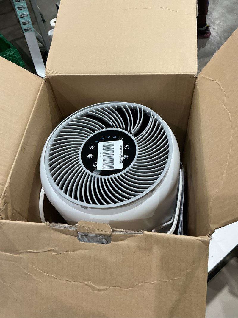 Condition photo showing Good Condition for levoit air purifier for home allergens pet hair in bedroom, covers up to 1073 ft² by 56w high torque motor, aham verifide, 3-in-1 filter with hepa sleep mode, remove dust smoke odor, core300-p, white white core 300-p 1pack