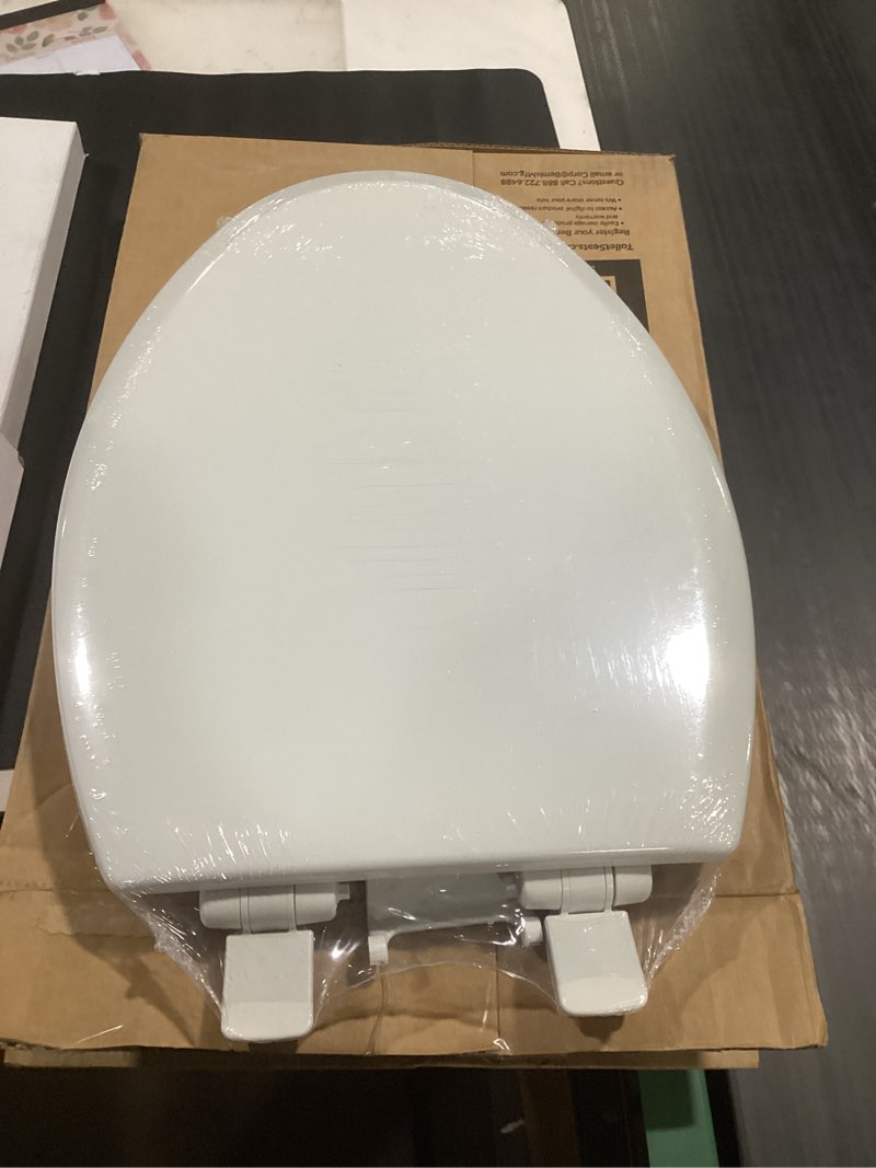 Condition photo showing New/Like New for Mayfair NextStep2 Toilet Seat with Built-In Potty Training Seat, Slow-Close, Removable that will Never Loosen, Elongated, White Elongated (1-Pack) 1-Pack