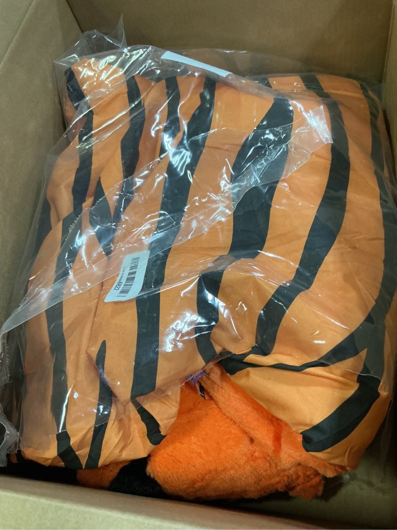 Condition photo showing Good Condition for happy nappers: pillow & sleepy sack: large - tiger tobi - 66 x 30, 2-in-1: plush animal opens into sleeping bag, soft play & nap character, kids 3+ medium (pack of 1)