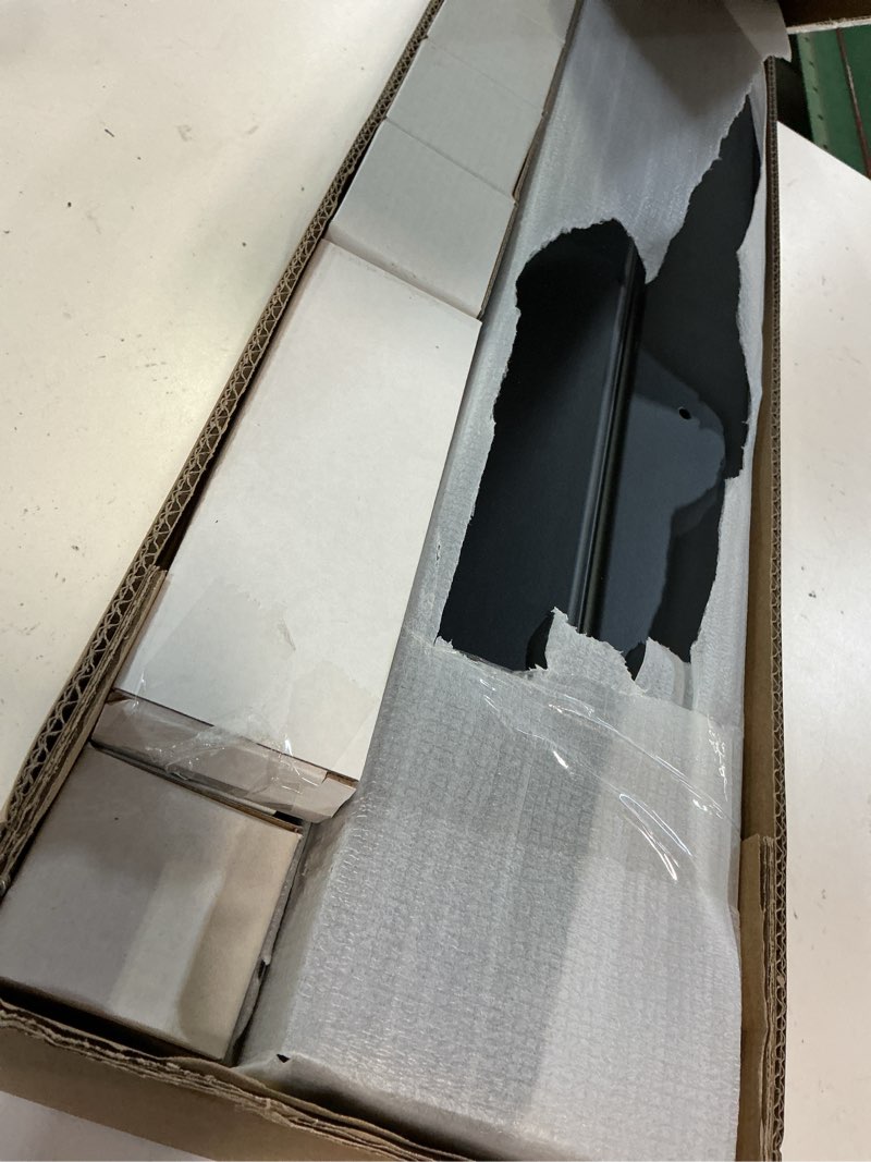 Condition photo showing Good Condition for heavy duty bypass sliding closet door track hardware 60", 5ft aluminium pocket door track rail set, smoothly and quietly, for 2 door system,black xc40 60"-b