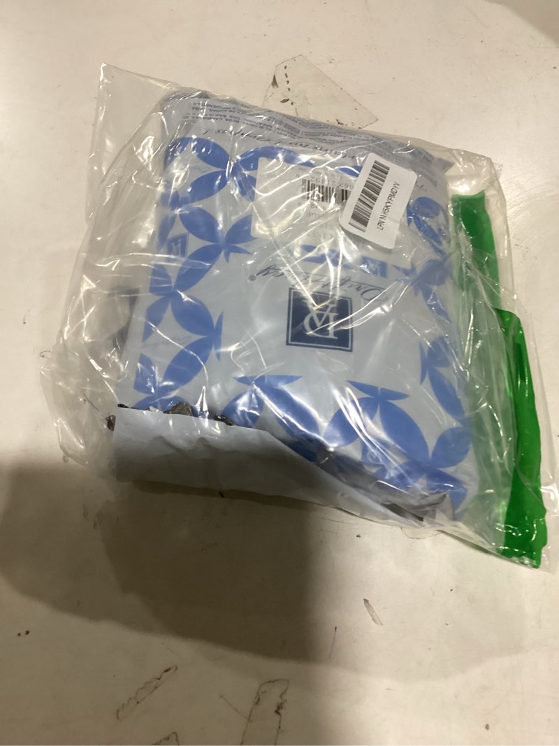 DriftAway Jacob Linen Blend Blackout Valance for Kitchen 18 Inch Length Scroll Floral Paisley Printe