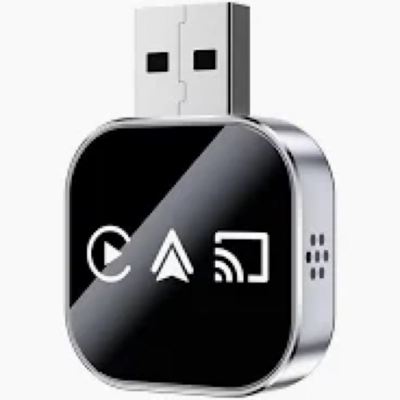 2026 upgrade 3 in 1 wireless carplay mirror link adapter for iphone/apple/android phone to car scree