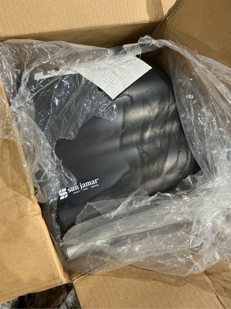 Condition photo showing Good Condition for san jamar element paper towel dispenser, manual lever roll for bathroom and kitchen, 12.75" x 12.5" x 8.5", 1 count, black pearl