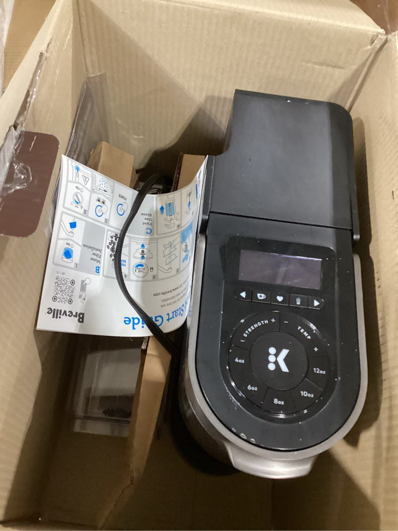 Condition photo showing As Is for Keurig K-Supreme Plus SMART Coffee Maker, Single Serve K-Cup Pod Coffee Brewer, BREWID and MultiStream Technology, 78 Oz, Black Black Maker