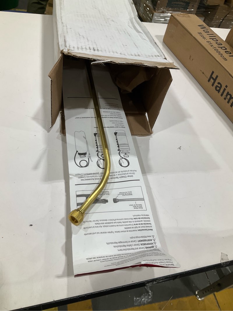 Condition photo showing Good Condition for chapin international 2133900 chapin 6-7742 18" industrial brass extension with female threads