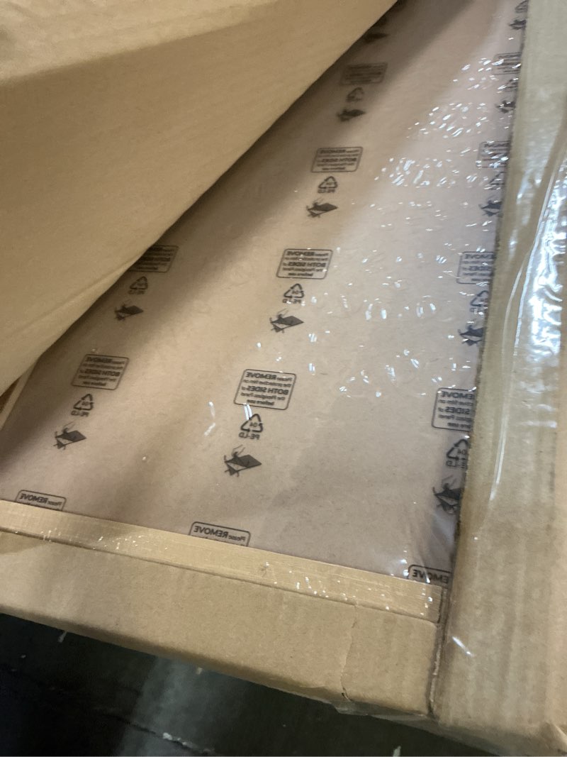 Condition photo showing New/Like New for 20x30 Frame Natural Woodgrain, 30x20 Picture Poster Frame, Horizontal Vertical Hanging, Large 20 by 30 Gallery Family Concert Portrait Photo Frame Anniversary/Birthday/Wedding/Thank you/Christmas Gift Natural beige 20x30in