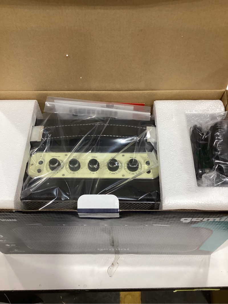 Condition photo showing Good Condition for Gemini GTR300 Portable BTTERY Powered BLU SPK,Black