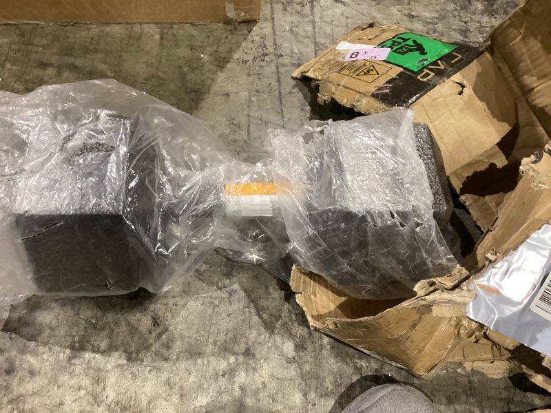 Condition photo showing Good Condition for cap barbell black cast iron hex dumbbell | 5-120 lbs | single or pair