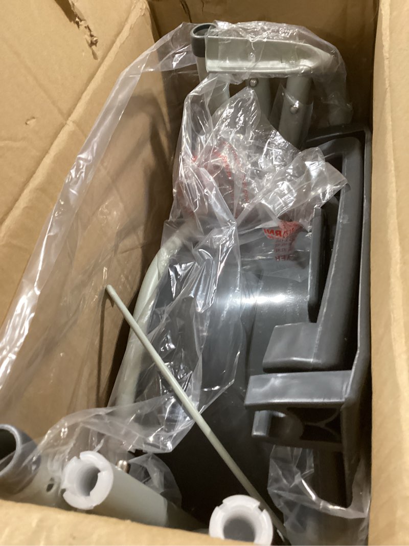 Condition photo showing Good Condition for Medline 3-in-1 Steel Adjustable Bedside Commode w/ Microban Protection, Portable Bedside Toilet, 350 lb. Weight Capacity, Removable 7.5 QT. Bucket, Toilet Chair For Elderly, Tool-Free Assembly, Gray Regular Seat