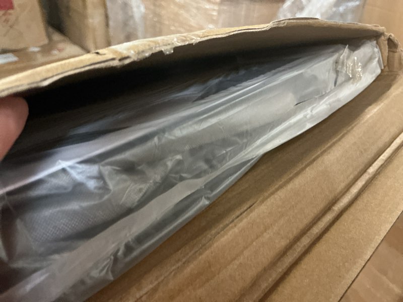 Condition photo showing New/Like New for 5 ft. x 8 ft. dark gray grill gazebo canopy replacement cover only, upf50 plus bbq canopy replacement cover