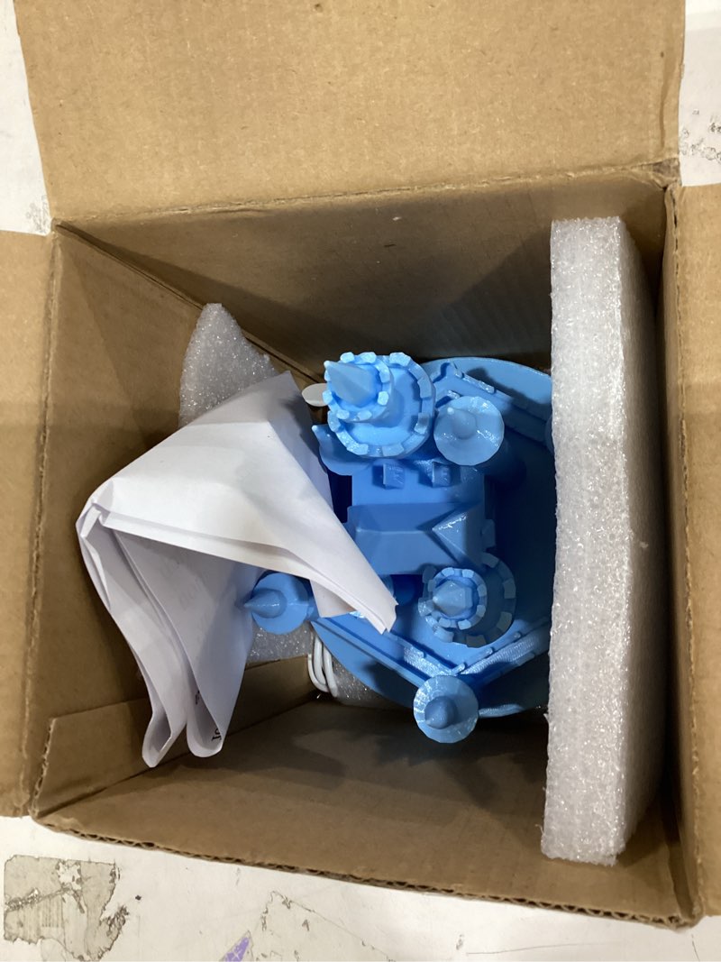 Condition photo showing Good Condition for baquler castle cake topper figurine wedding cake topper birthday castle tower night light usb rechargeable princess nightlight for valentine's day wedding birthday party decor(blue)