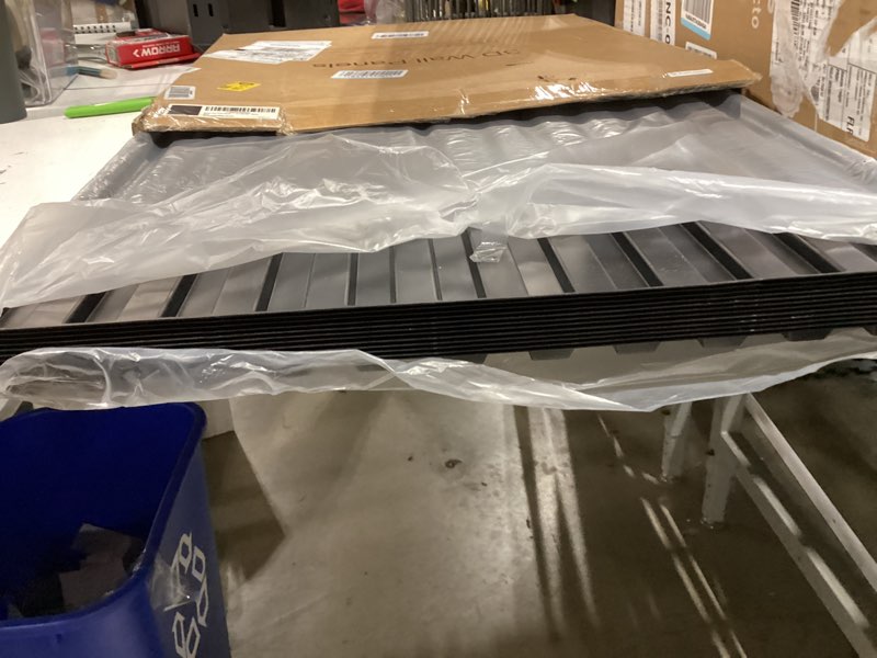Condition photo showing New/Like New for art3d slat wall panel, 3d fluted textured panel 12-tile 19.7 x 19.7in. - cover 32 sq.ft., black