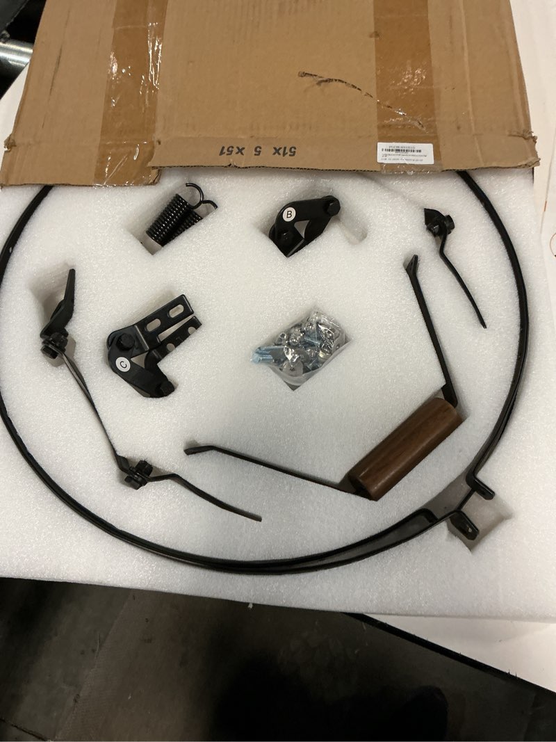Condition photo showing Good Condition for vankey medium green egg band and hinge assembly replacement kit, heavy-duty rust-resistant carbon steel with high-temp coating hinge bands for medium big grill green egg accessories band&hinge (m?