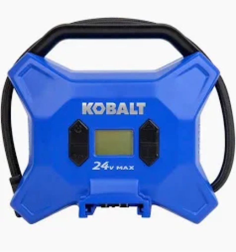 kobalt cordless high pressure 24-volt li-ion air inflator 
