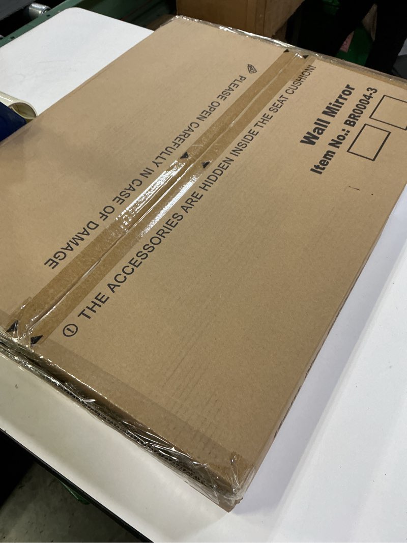 Condition photo showing New/Like New for KOHROS Bathroom Mirrors for Over Sink - Oval Frameless Mirror - Beveled Polished Wall Mirror for Bathroom, Vanity, Bedroom (18" W x 24" H Oval) Oval 18"L x 24"W