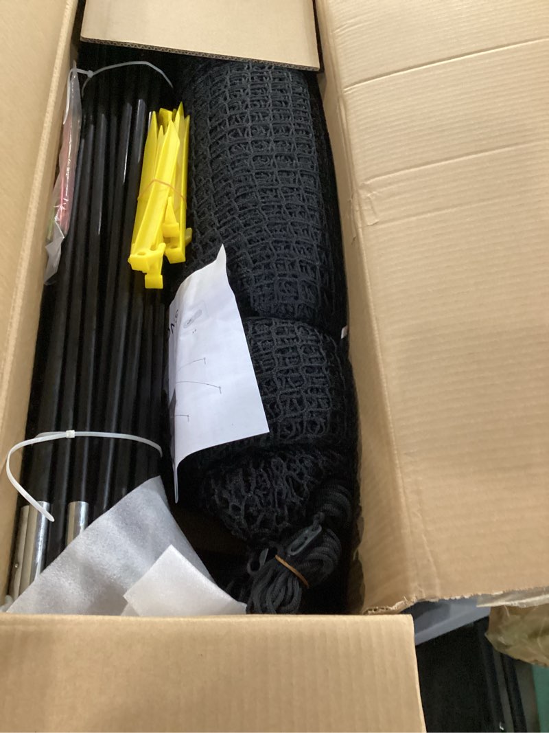 Condition photo showing New/Like New for MR Batting Cage Baseball Softball, Hitting Cage Net and Frame Backyard Baseball Softball Training Equipment, Freestanding Portable Batting Cage Hitting and Pitching Practice… 20FT Enclosed